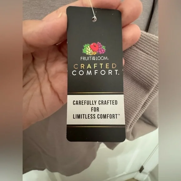 Fruit of the Loom Women's Crafted Comfort Fleece Hoodie - Picture 6 of 7